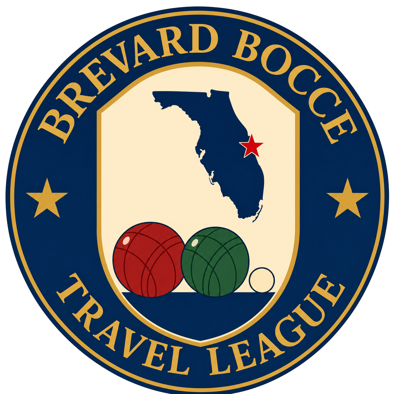 Brevard Bocce Travel League crest